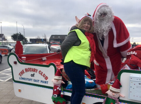 Rotary Santa Sleigh Has Record Christmas in 2018