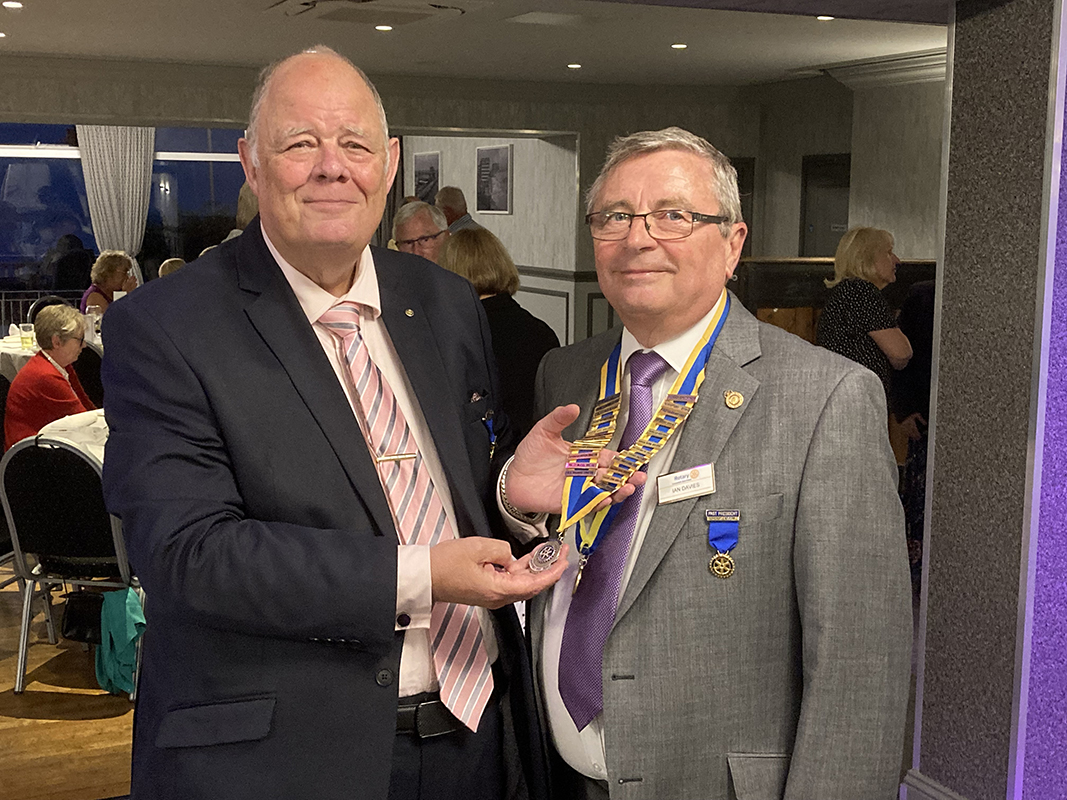 Rotary Handover 2023 #2 Photograph of a beautiful sea of purple crocuses